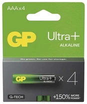 Bateria alkaliczna, AAA, 1.5V, GP, blistr, 4-pack, ultra plus kaina