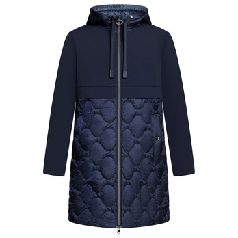 Lengvas paltas moterims, Mėlyna, Quilted Jacket
