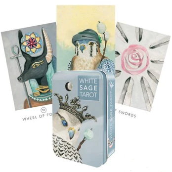 Baltas Sage Tarot kortos
