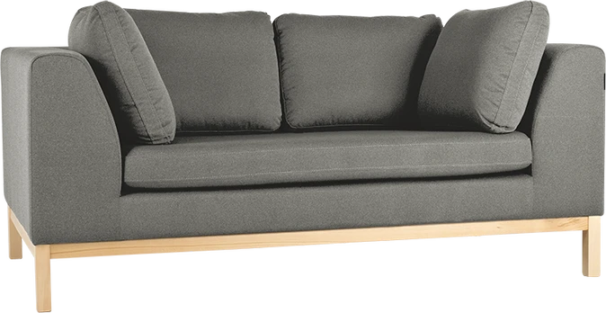 Customform Sofa-lova, aplinkos mediena, 98x171 cm, pilka