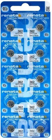 Renata 362 (SR721SW) baterijos 10 vnt.