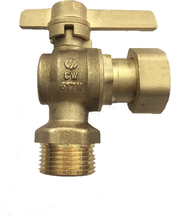 Ventilis kampinis 1/2x3/4 v/iš 146210 ARCO su laisva varžle