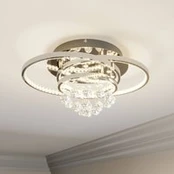 "Lucande Keely" LED lubinis krištolinis šviestuvas, 44,5 cm