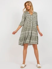 Suknelė-D73771M30214H-khaki kaina