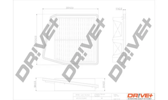 Oro filtras Dr!ve+ DP1110.10.0447