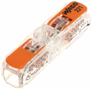 ELEKTRINIS PRALEIDIMO KAULIUKAS WAGO-221-2411*P6
