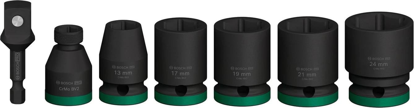 PRO Impact socket set 1/2", 7 pieces