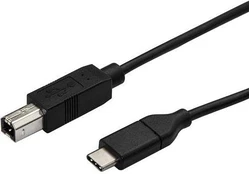 Kabelis StarTech USB-C to USB-B USB-C, USB 2.0 B male, juoda kaina