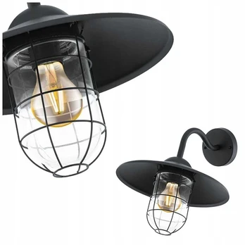 Šviestuvas Eglo Melgoa, 60W, E27, IP44, juodas