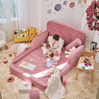Vaikiška sofa Funbed Double 115, rožinė