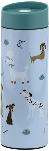 Ambition Termo puodelis Pets 400 ml psy mėlyna AMBITON