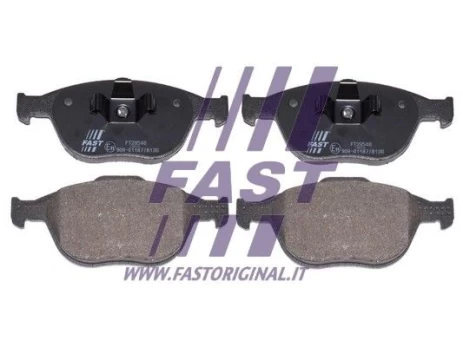 Stabdžių trinkelių rinkinys, diskinis stabdys FAST FT29546