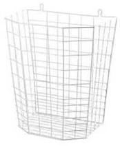 Multi Affaldskurv 20 ltr Trådkurv Hvid,5 stk/krt