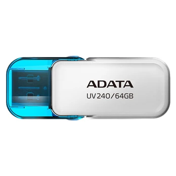 ADATA UV240 64GB USB Flash Drive, White ADATA