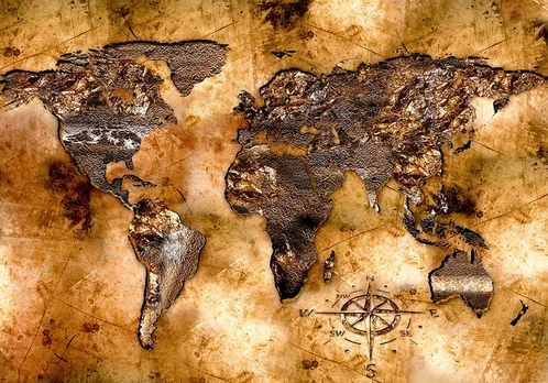Fototapetas Artgeist Opalescent Continents, 250 cm x 175 cm
