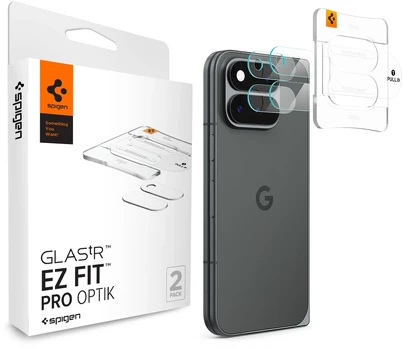 Screen Glass Protectors - Camera Spigen Glass tR EZ Fit Optik Pro 2 Pack, crystal clear – Google Pixel 11 Pro Fold