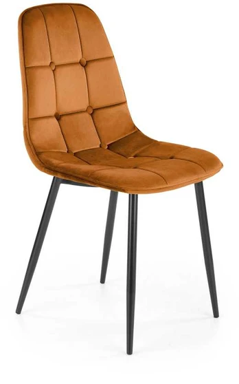 K417 chair, cinnamon velvet