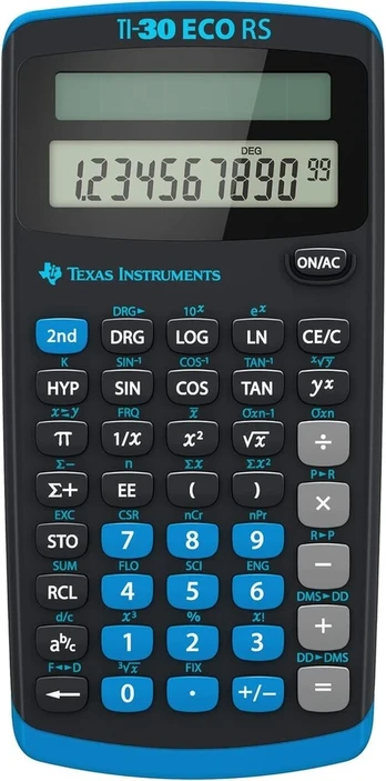 Texas Instruments Ti-30 Eco Rs Mokyklinis skaičiuotuvas