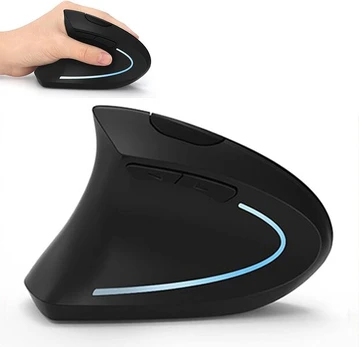 Dešinės rankos ergonomiška vertikali pelė 2.4G USB