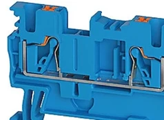 Wieland WTPN 2.5 BL - Gnybtų kaladėlė, Push-In, 2,5 mm2, Mėlyna