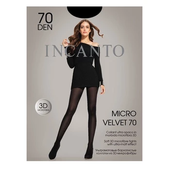 Moteriškos pėdkelnės INCANTO Micro Velvet 70, 1 vnt.