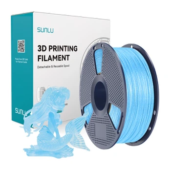 SUNLU PLA Filament (Shiny Mėlyna)
