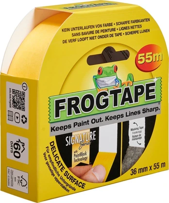 Dažymo juosta FROGTAPE Delicate Surface, 36mmx55m
