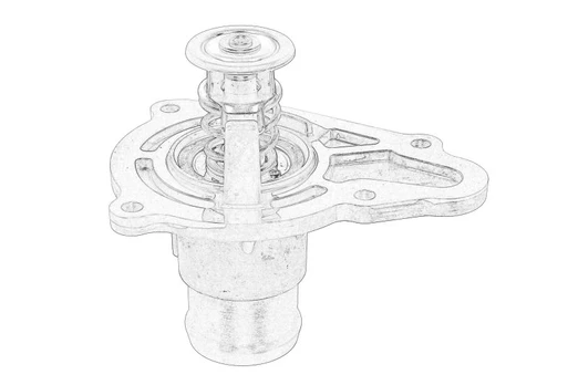 Aušinimo skysčio termostatas OE VW 057121111B