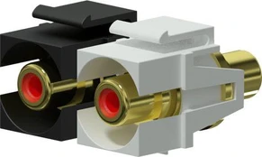 Procab AV adapteris RCA (Cinch) x2 – RCA (Cinch) x2 juodas (VCK107P/B)