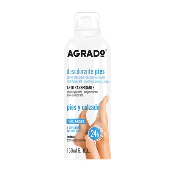 AGRADO 24H pėdų dezodorantas antiperspirantas, 150 ml