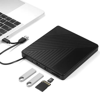 Reagle išorinis nešiojamasis CD diskas DVD-RW USB 3.2 USB-C
