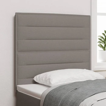 LED galvūgalis Linijų dizainas Taupe 100 cm Audinys