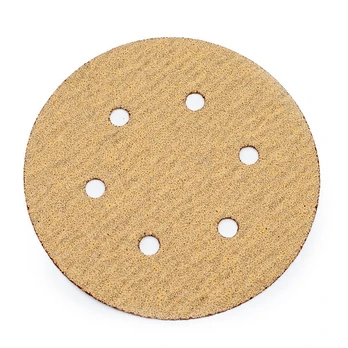 Šlifavimo popierius diskas Velcro, 6 skyles P400 150MM 50 vnt