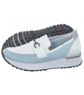 Rieker Niebieskie N7455-80 Blue Combination (RI103-a) batai