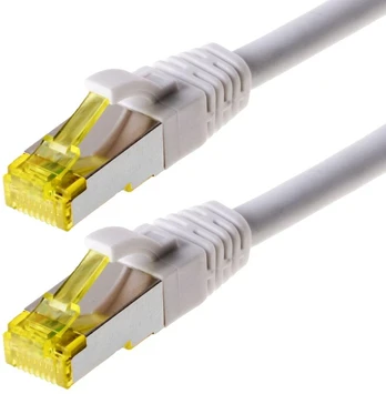 Helos pataisomasis kabelis S/FTP Cat 6a baltas 30,0m