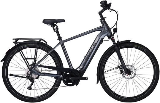 Dviratis 28' elektrinis Bulls Tourer EVO 10 vyr.555Wh pilkas