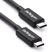 Kabelis StarTech TBLT34MM50CM, Thunderbolt 3, 0.5 m, juoda kaina