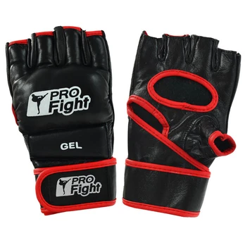 MMA pirštinės Profight PU juoda