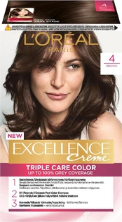 Plaukų dažai L'Oreal Excellence Creme, True Brown, 4.00, 0.176 l kaina