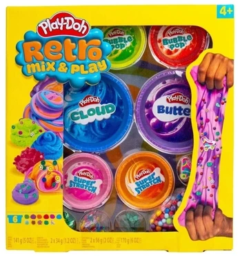 Play-Doh Retro Mix & Play 6 vnt. rinkinys