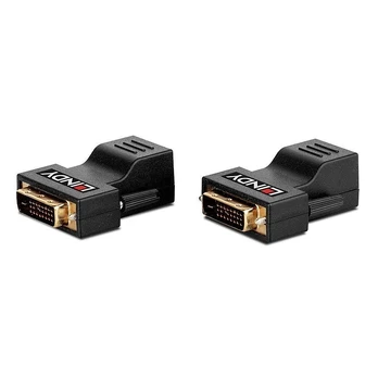 Lindy Extender DVI-D Single Link Cat6 RJ45 bis 70m