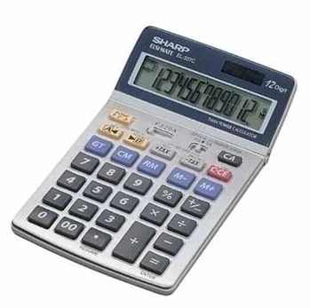 SHARP kalkulačka - EL337C - sidabrinė