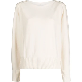 Megztinis moterims, Kūno, L/s seamed shoulder sweater