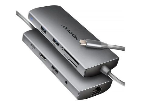 AXAGON Multi port USB-C 5Gbps hub | HMC-8HLSA