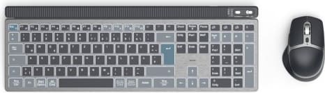 Hama multi device keyboard and mouse set black