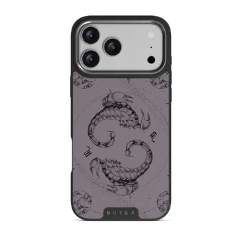 Scorpio - iPhone 17 Pro Max Case, Elite Dark (MagSafe) / Gunmetal / Purple