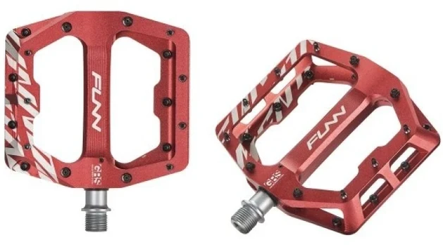 Dviračio platforminiai pedalai FUNN Funndamental GRS, raudoni