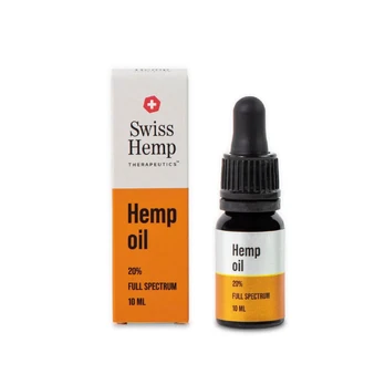 Swiss Hemp 20% CBD Kanapių Aliejus