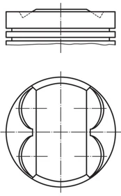 Stūmoklis MAHLE 081 PI 00107 000