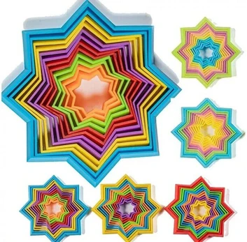 3D magiška žvaigždė fidget antistresinis žaislas